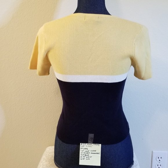 #957 NWOT Takeout NY Cotton Cardigan S MOP buttons - Picture 4 of 9